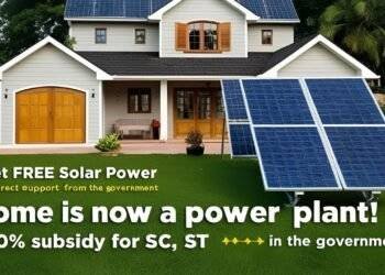 Free Solar Power for SC ST Homes